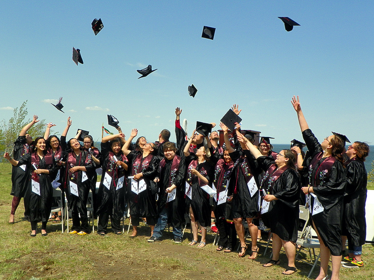 College graduation ceremony