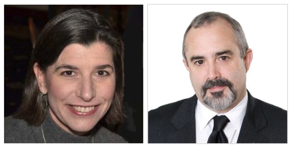 OSPA's Caroline Herron (left) and Jon Canis (right), who spearheaded the tax credit guide. "Everyone was essentially waiting to see who would take the first step," Canis said of tribal hesitation to utilize the credits.