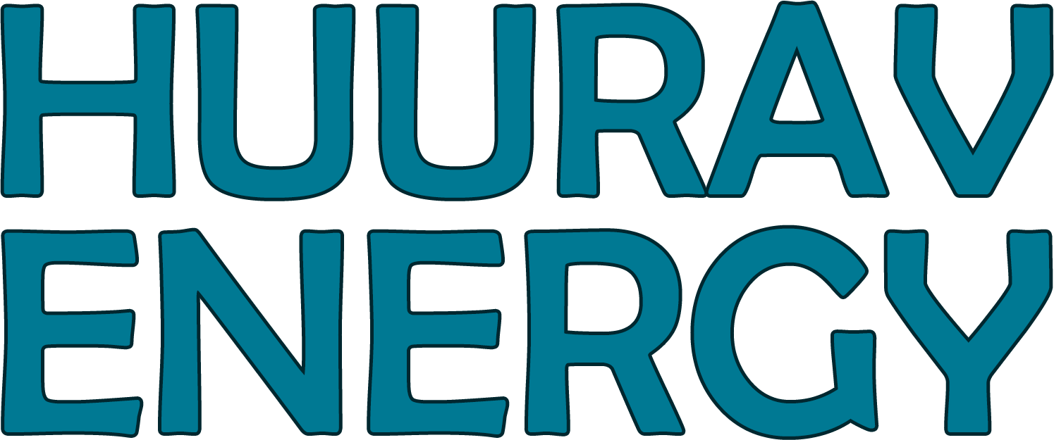 huurav Text Only Blue