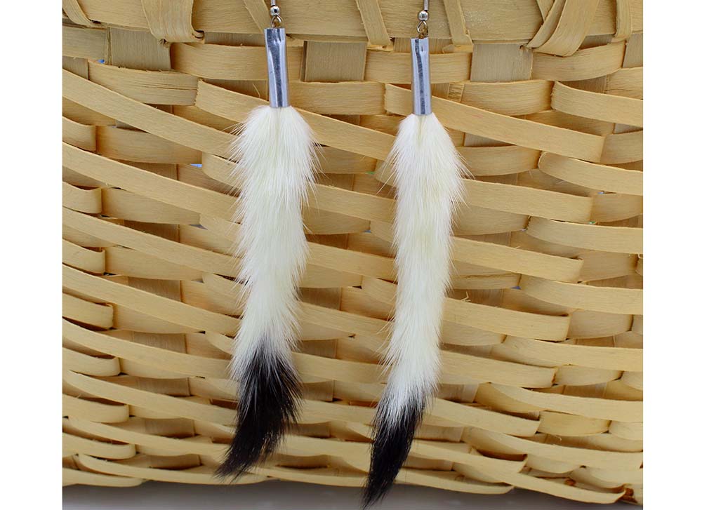 Ermine earrings