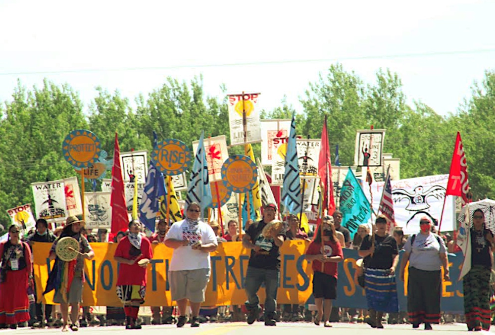 Line 3 protestors